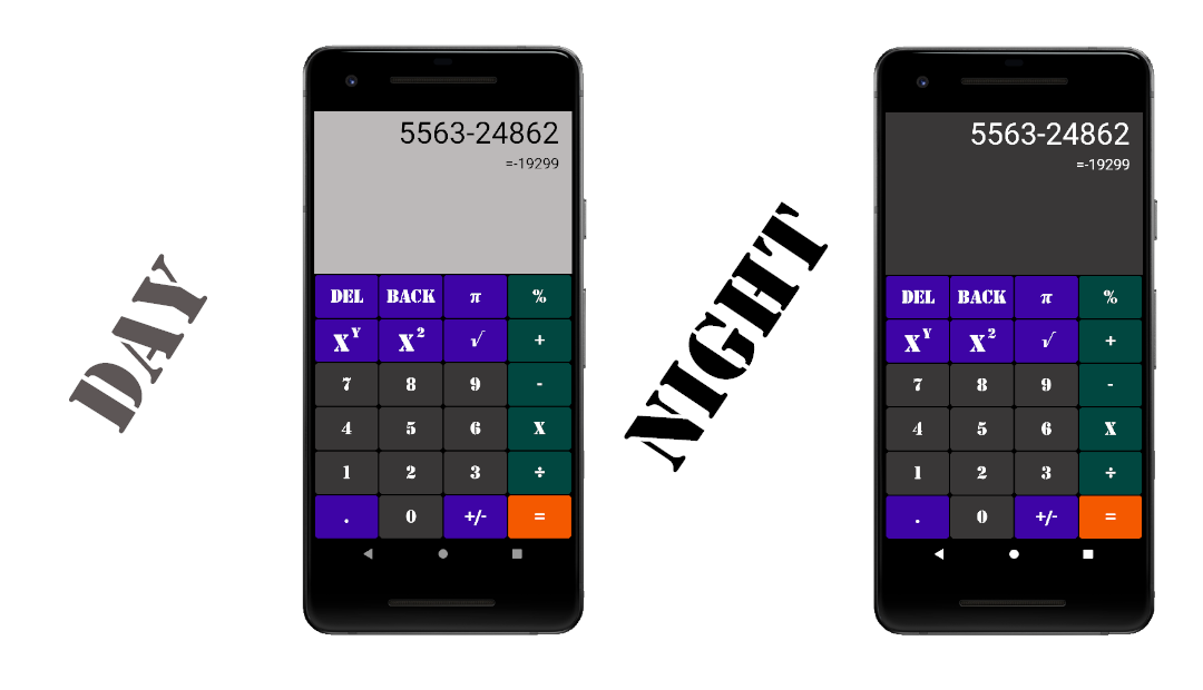 Simple calculator preview