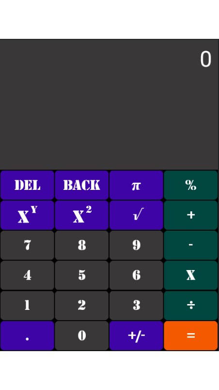 demo image colaculator 10 inc dark theme